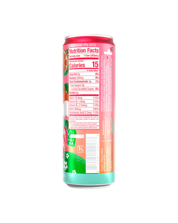 Energy Drink - Strawberry Sunrise (12 Drinks 12 Fl Oz. Each)