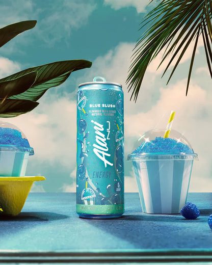 Energy Drink - Blue Slush by Whitney Simmons (12 Drinks 12 Fl. Oz. Each)