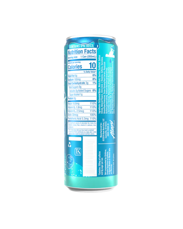 Energy Drink - Blue Slush by Whitney Simmons (12 Drinks 12 Fl. Oz. Each)