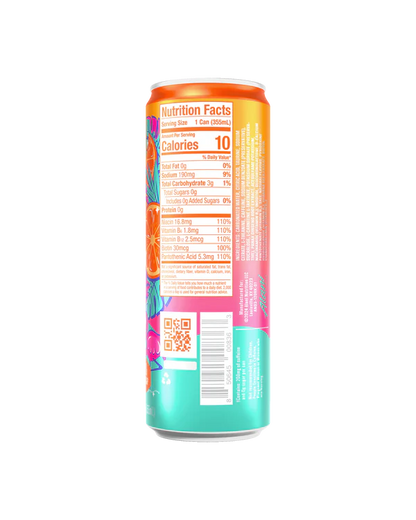 Energy Drink - Orange Kiss (12 Drinks 12 Fl Oz. Each)