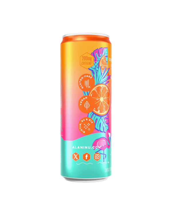 Energy Drink - Orange Kiss (12 Drinks 12 Fl Oz. Each)