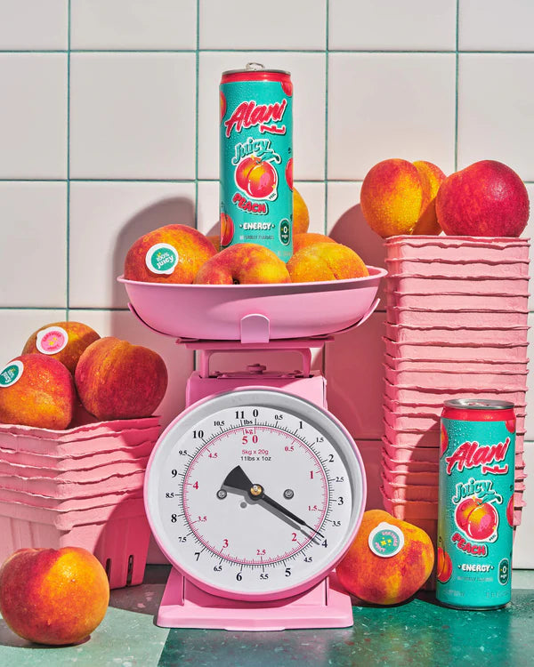 Energy Drink - Juicy Peach (12 Drinks 12 Fl Oz. Each)