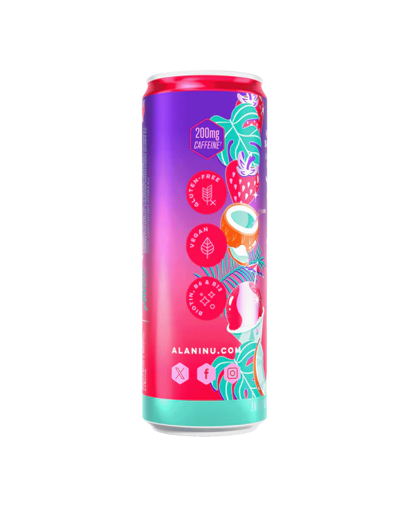 Energy Drink - Hawaiian Shaved Ice by Brittany Mahomes (12 Drinks 12 Fl. Oz. Each)