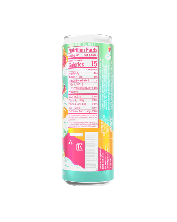 Energy Drink - Sherbet Swirl (12 Drinks 12 Fl. Oz. Each)