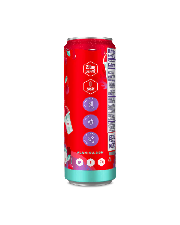 Energy Drink - Cherry Slush (12 Drinks 12 Fl. Oz. Each)