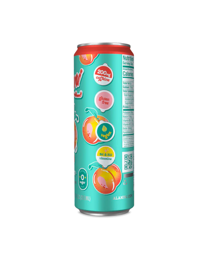 Energy Drink - Juicy Peach (12 Drinks 12 Fl Oz. Each)