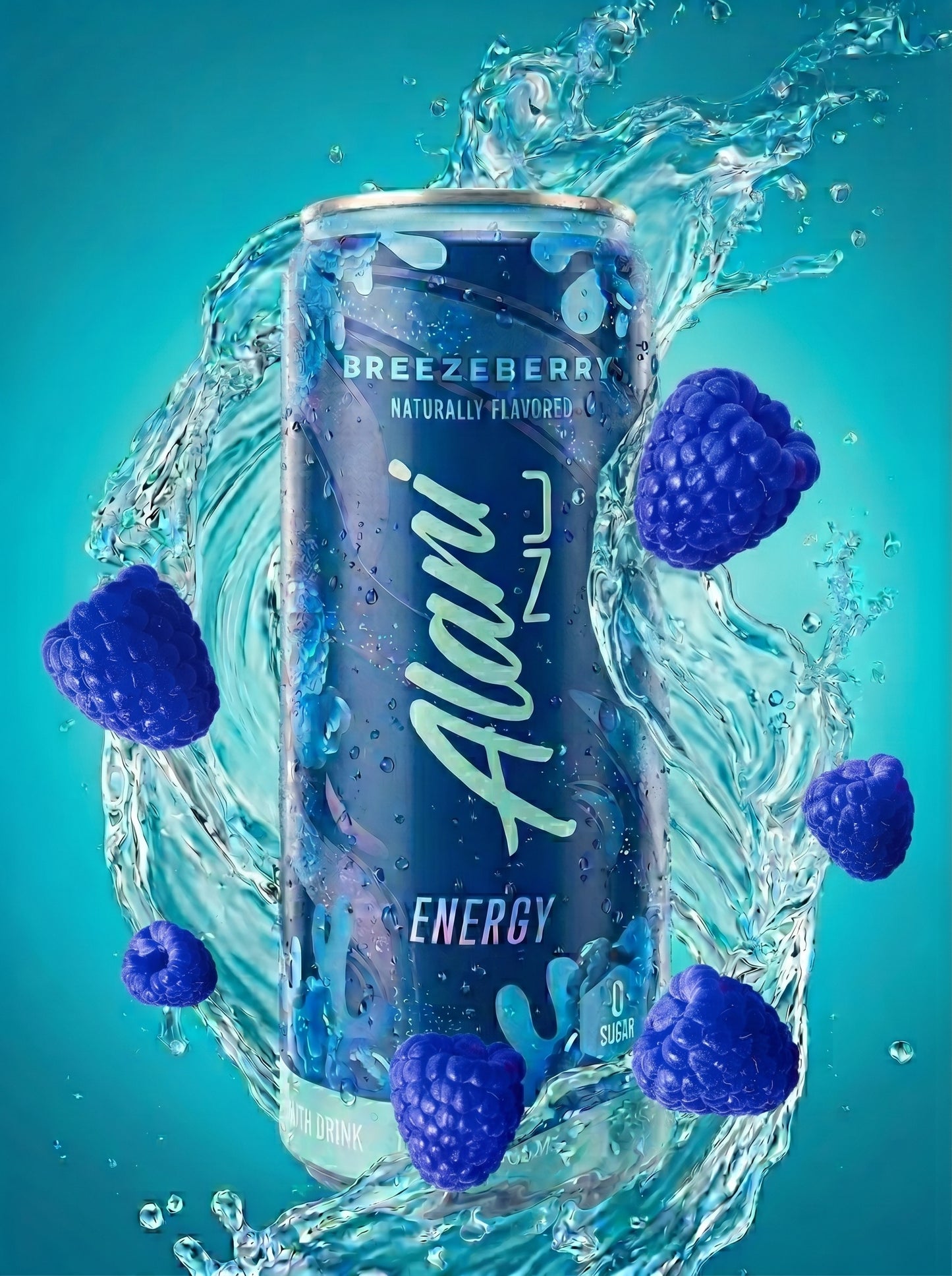 Energy Drink - Breezeberry (12 Drinks 12 Fl. Oz. Each)