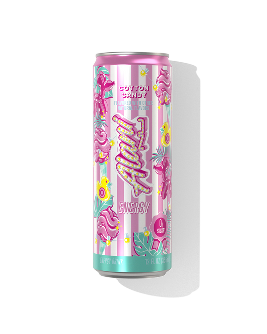 Energy Drink - Cotton Candy (12 Drinks 12 Fl. Oz. Each)